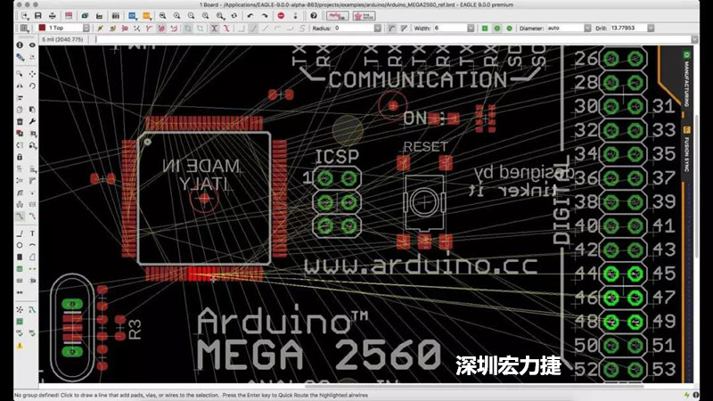 CadSoft EAGLE是一款專業的印刷電路板(PCB)設計軟件，低成本、便于使用、功能強大。